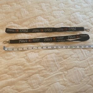 2 Tito’s vodka lanyard